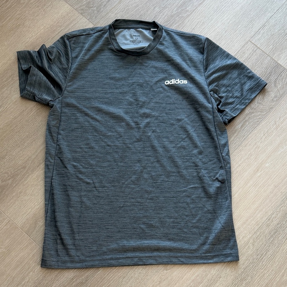 Adidas Men's Charcoal Short Sleeve Tee